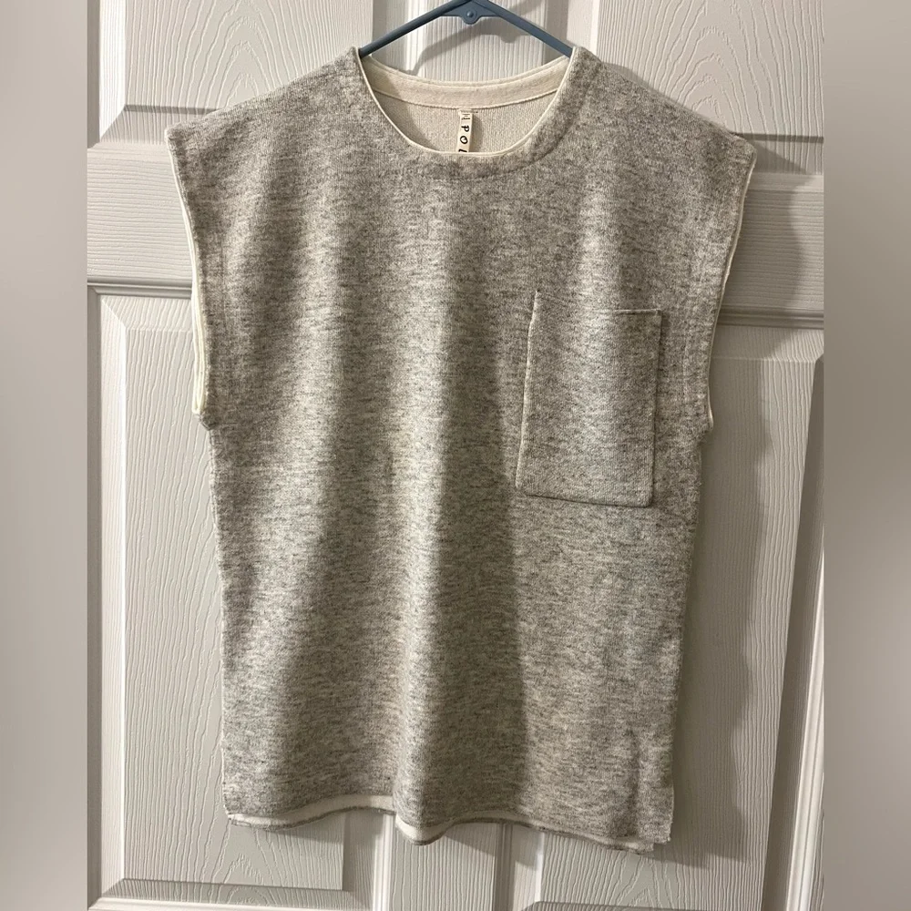 POL Soft Knit Sweater Vest Tank Top NWOT